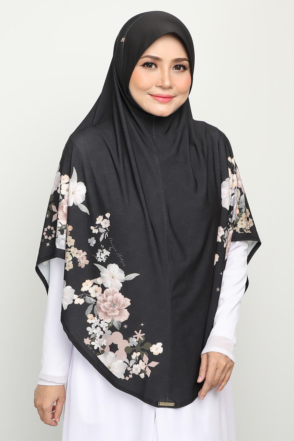 Sarung Printed Ghaniyah Black Haze